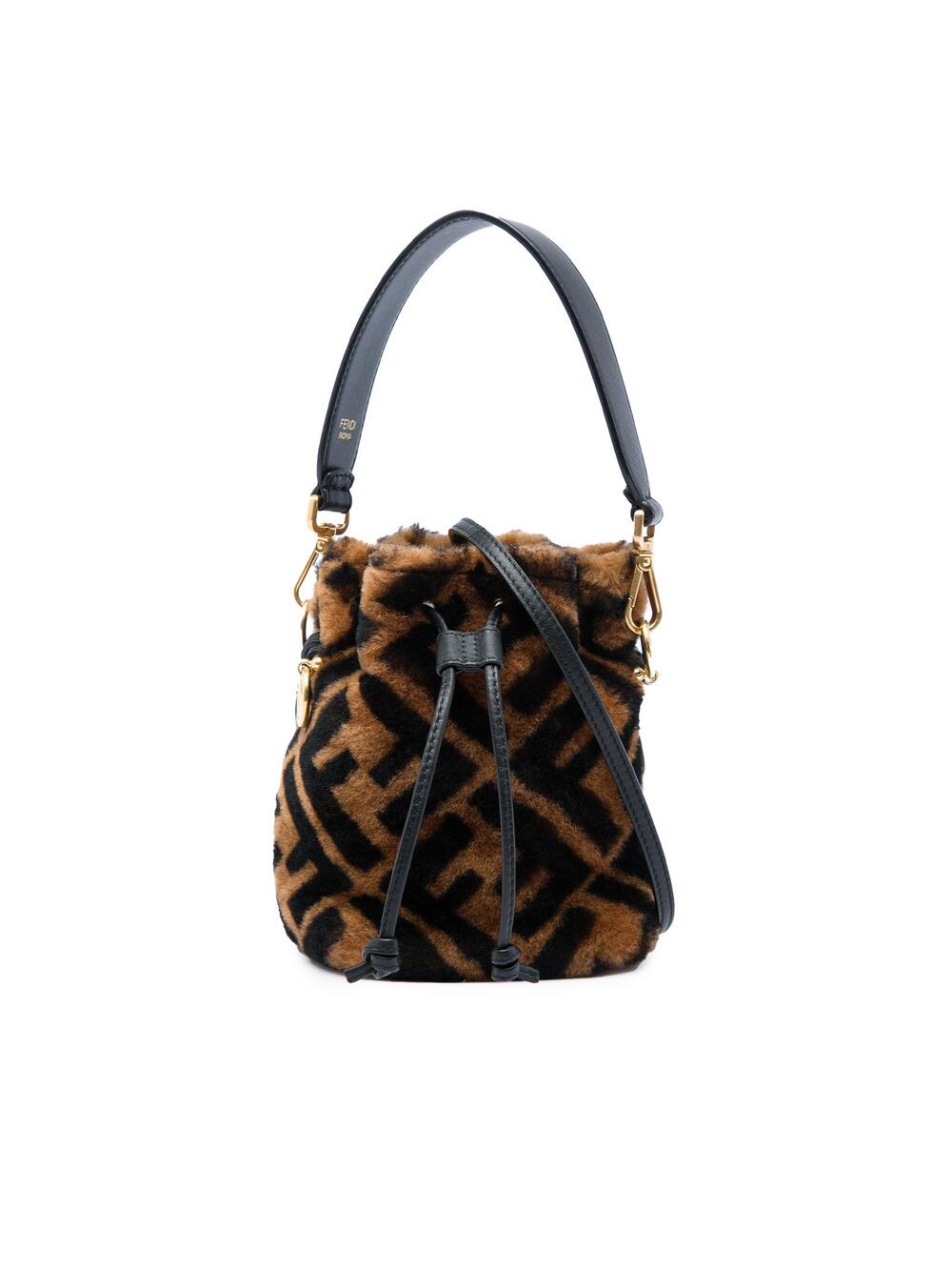 Fendi Mini Zucca Shearling Mon Tresor #370139F12B